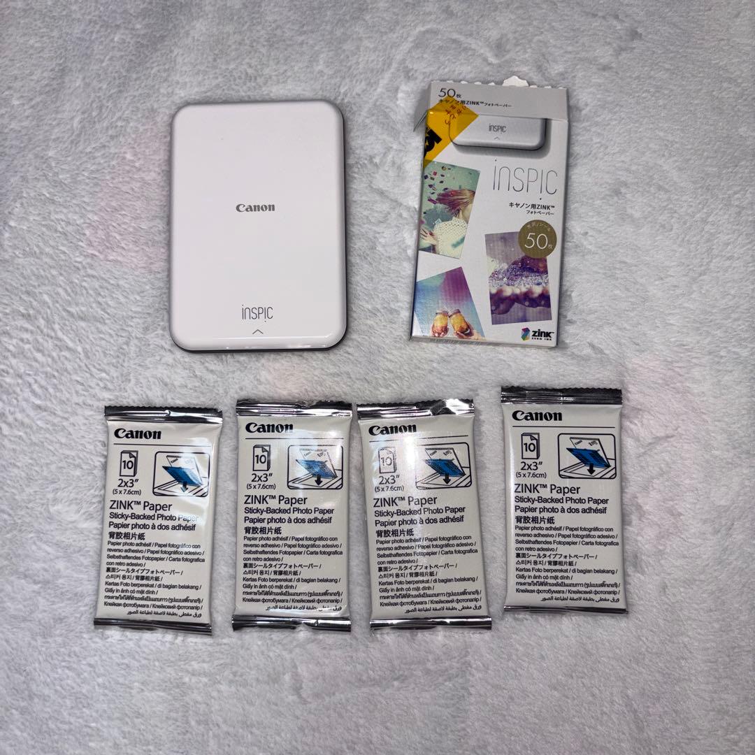 Canon inSPIC プリンター ZINK紙40枚付き