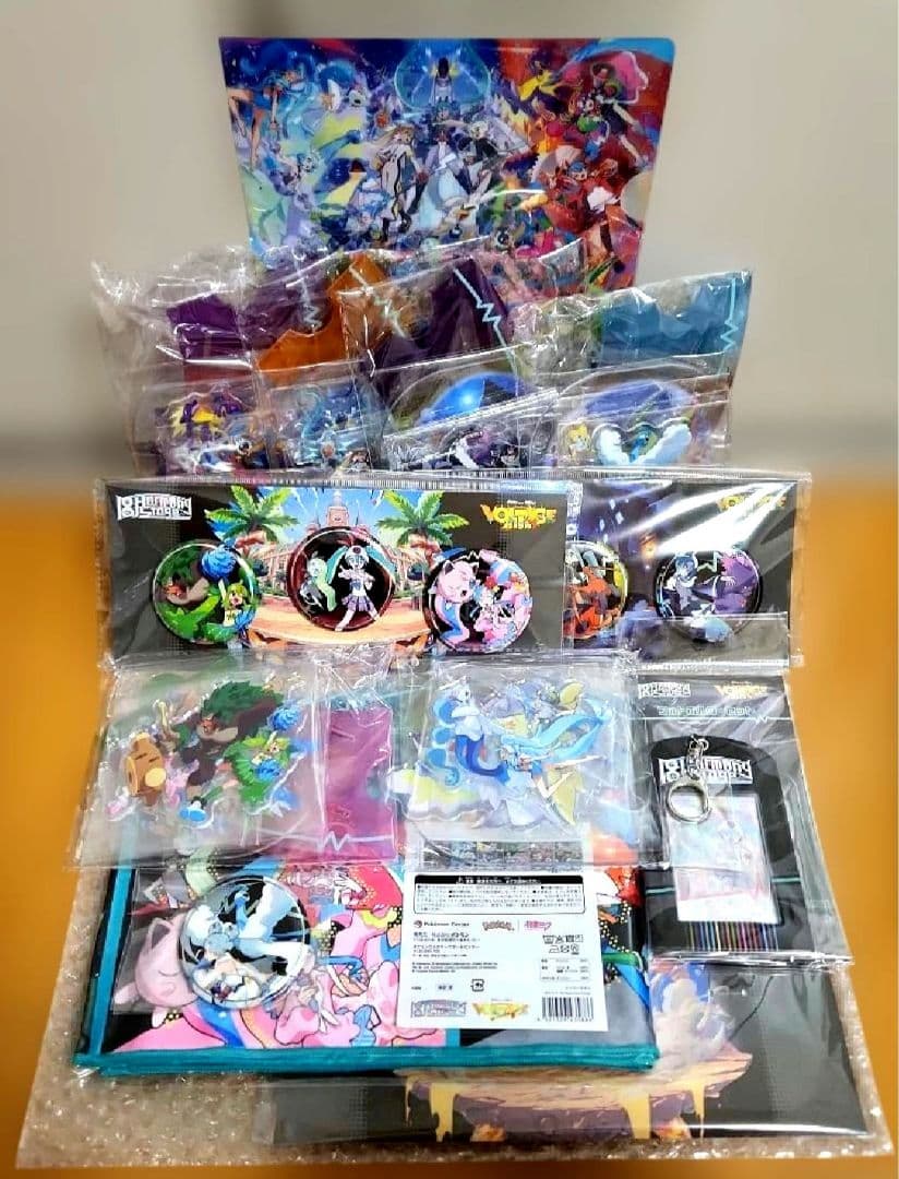 ポケミク アクリルスタンド クリアファイル タオル 缶バッジ フォトフォルダー