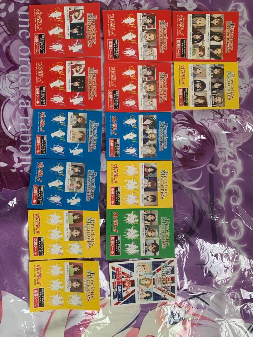 けいおん　プレメモ　応募シール　163ポイント 必ずもらえる！けいおん！！Part.2オリジナルグッズプレゼント