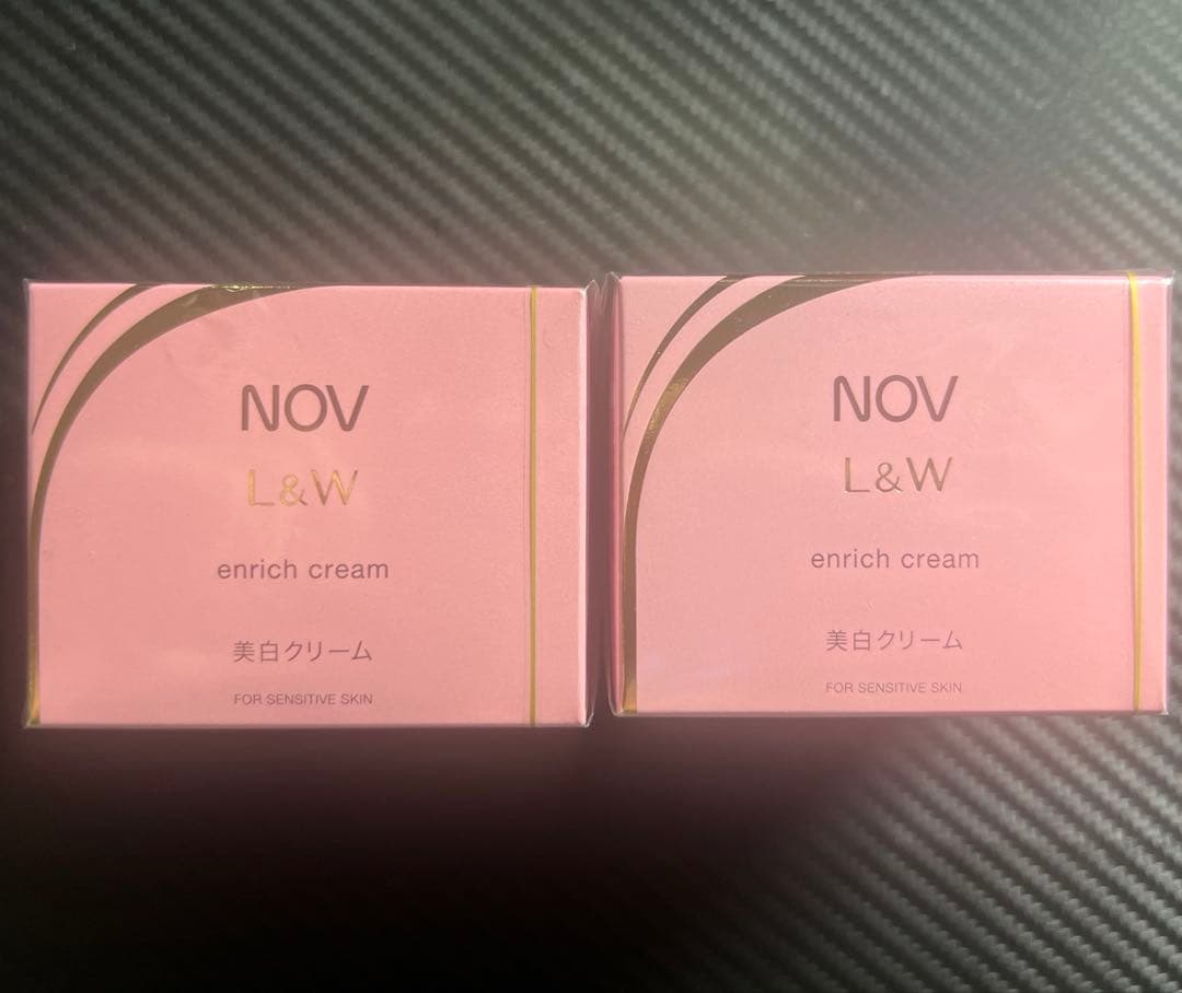 NOV ノブL&W エンリッチクリーム 医薬部外品 美白クリーム 48g 2個