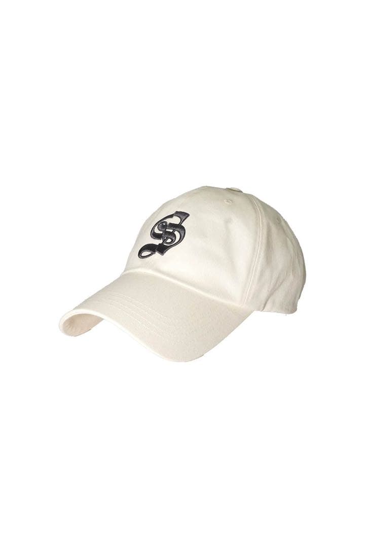 theredthread ホワイト S logo cap scarlet