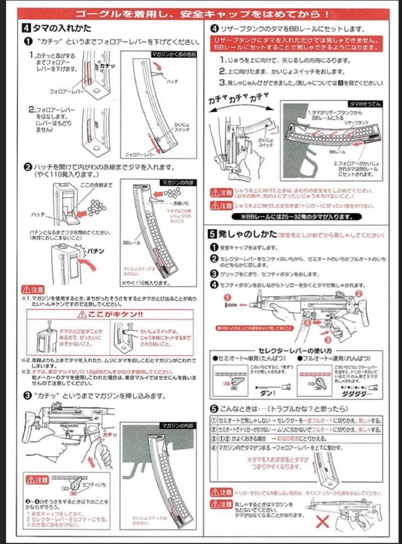 未使用 東京マルイ カスタム品 H&K MP5A5 電動ガン 金属ピニオンギア