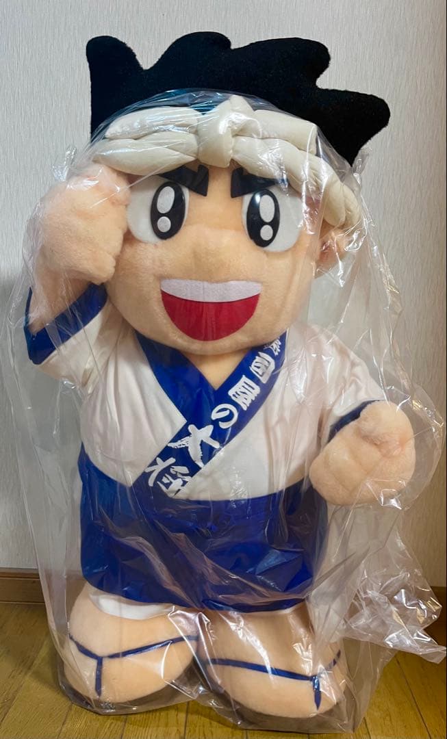 寿司屋の大将85cmぬいぐるみ人形(大工の源さん) 希少」大工の源さんぬいぐるみ 約80cm 特大ぬいぐるみ - メルカリ