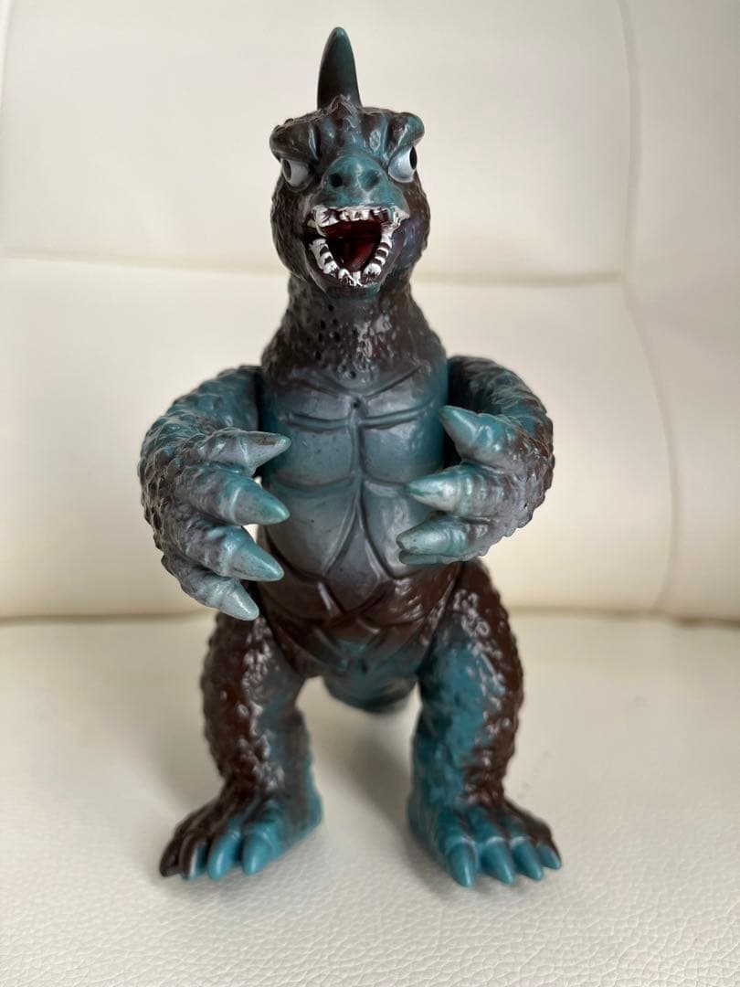 アーストロン キングザウルス 怪獣 ソフビ ポピー 足型　昭和