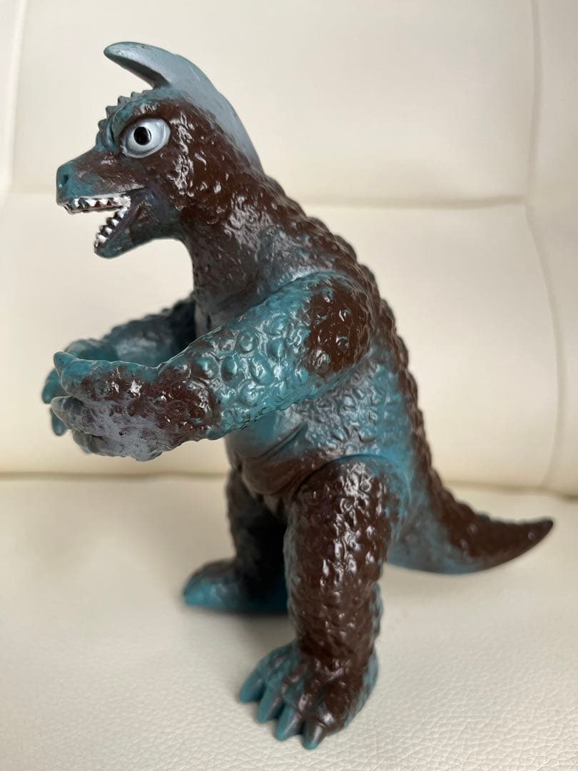 当時物】□ アーストロン ソフビ /ポピー キングザウルス 足型/ 帰マン