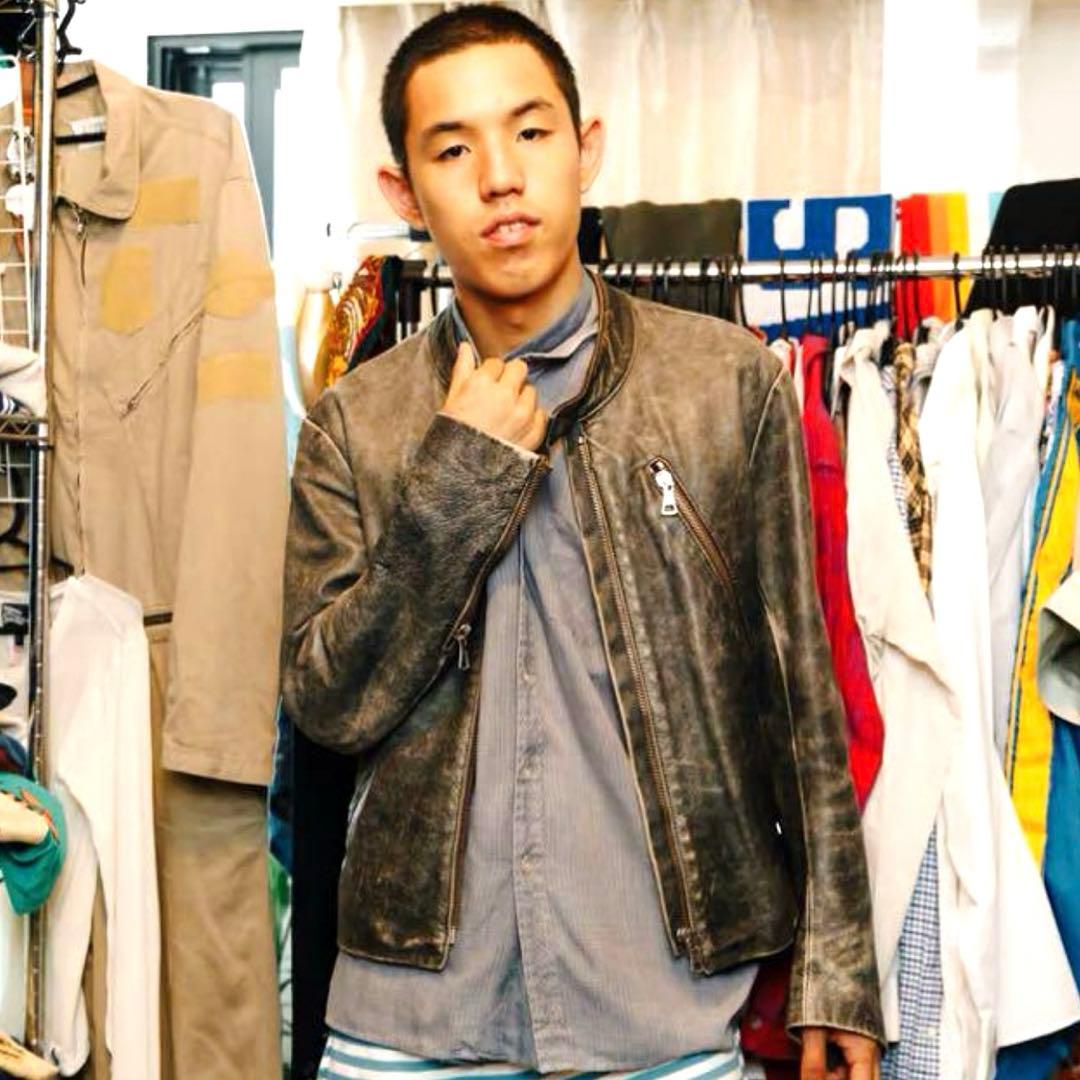 初期 02AW マルタンマルジェラ 本人期 八の字 ライダース レザー