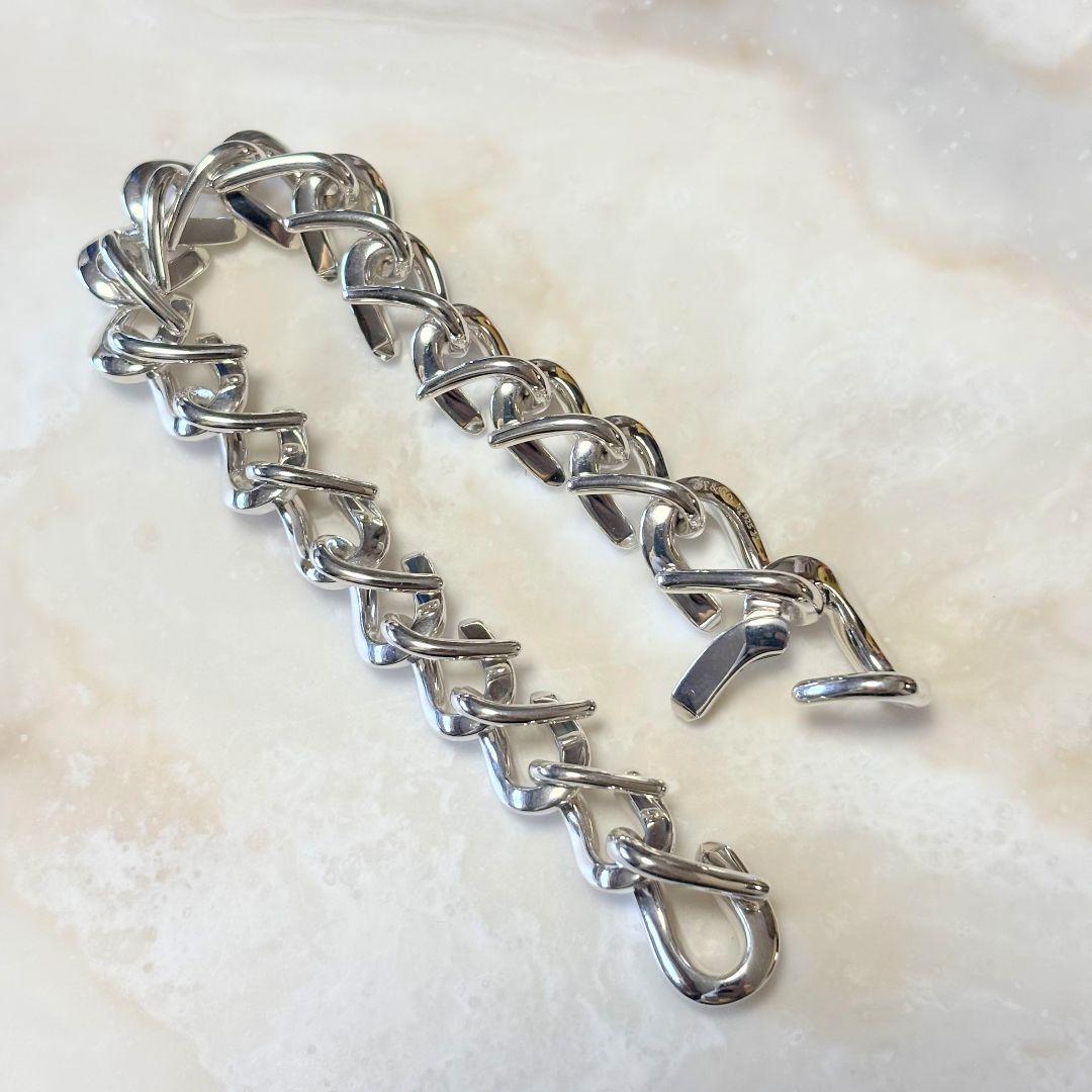 極美品】ティファニー フォージ ミディアムリンクブレスレット - メルカリ