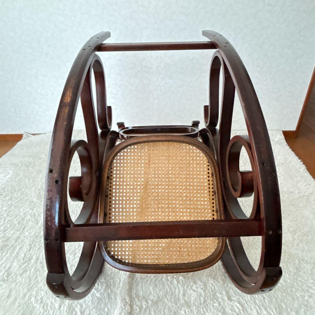 絶品】ベントウッド ロッキングチェア 揺椅子 ヴィンテージ ラタン 藤