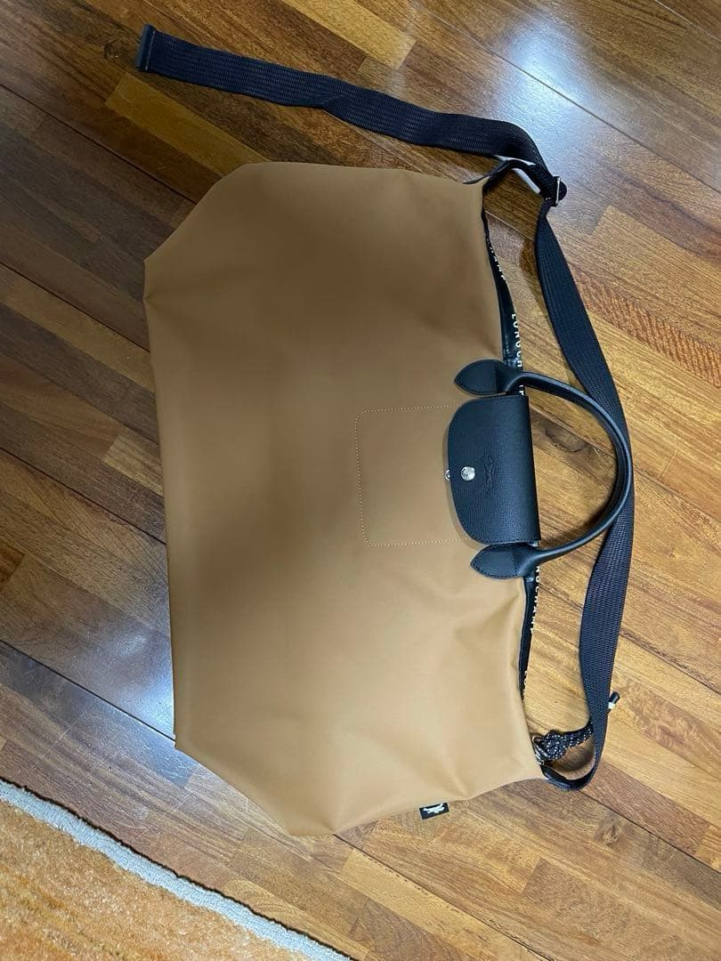 ロンシャン／ブラウン ボストンバッグ ナイロン製