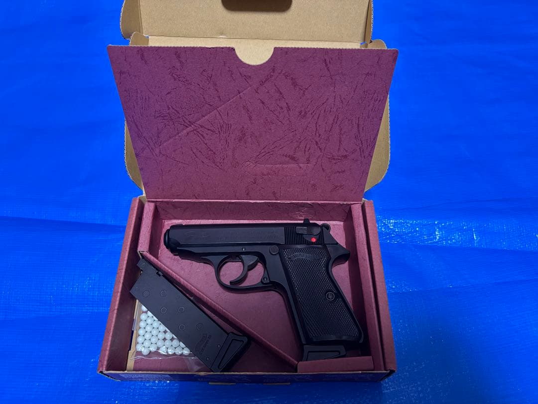 【マルゼン】ワルサーPPK/S GBB＋スペアマガジン1本 マルゼン - ワルサー PPK ブローバック用 18連スペアマガジン : GUN