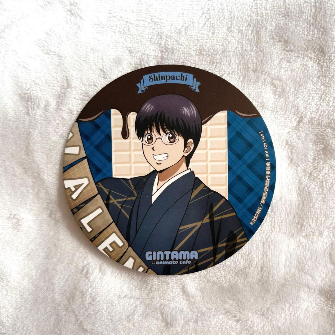 銀魂 アニメイトカフェ 神威 コースター 缶バッジ セット - メルカリ