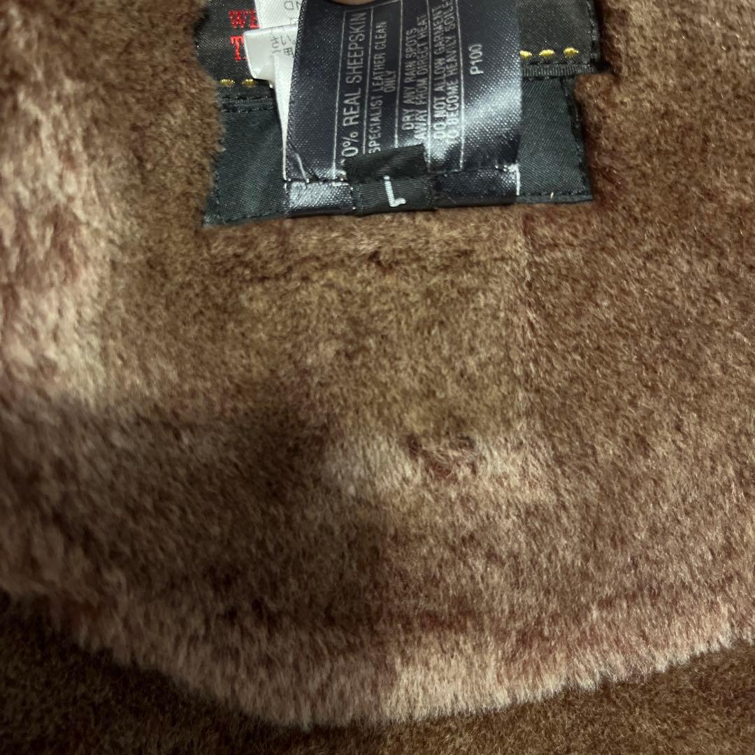 B3 JOURNALSTANDARD別注 アンノウン リアルムートンブルゾン - メルカリ