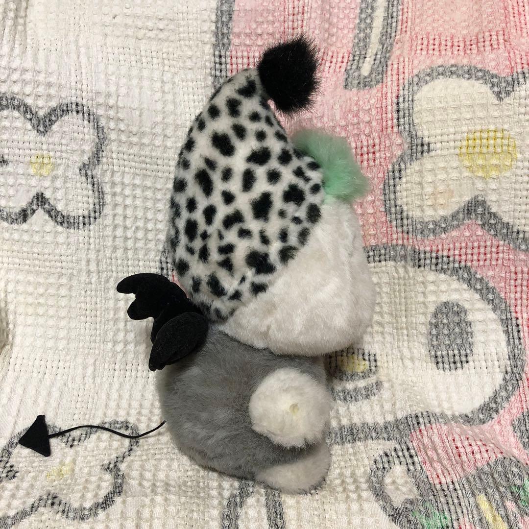 サンリオ平成レトロ小悪魔ぬいぐるみ2コセット中古品旧ロゴ有り