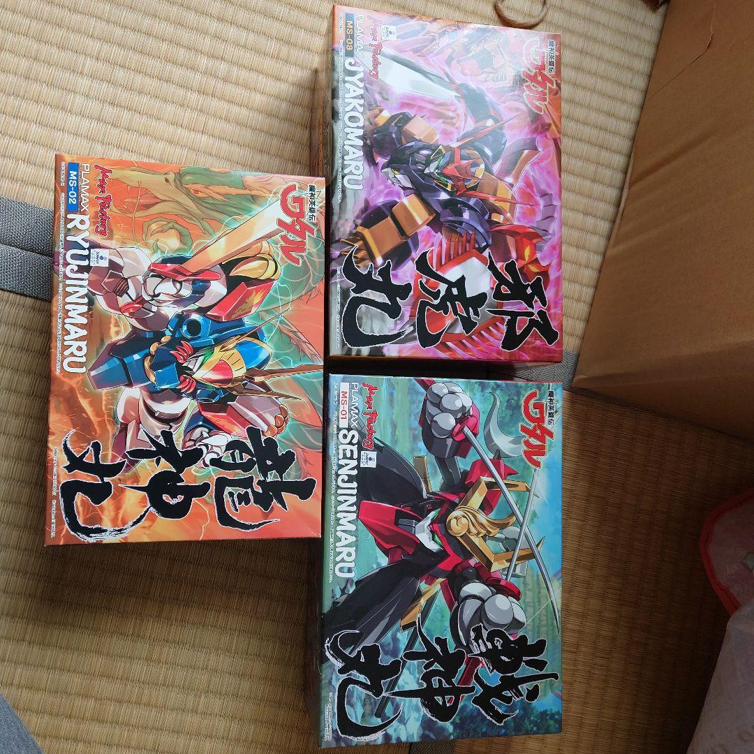 【未開封】PLAMAX 「魔神英雄伝ワタル」戦神丸/龍神丸/邪虎丸3点セット 魔神英雄伝ワタル 戦神丸 龍神丸 邪虎丸