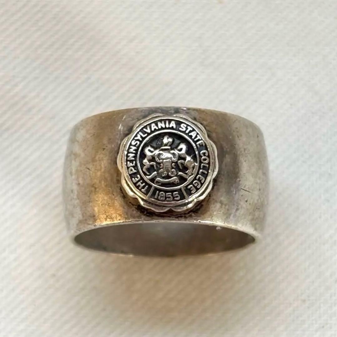 40s 50s カレッジリング リング ビンテージ 指輪 ペンシルベニア 古着