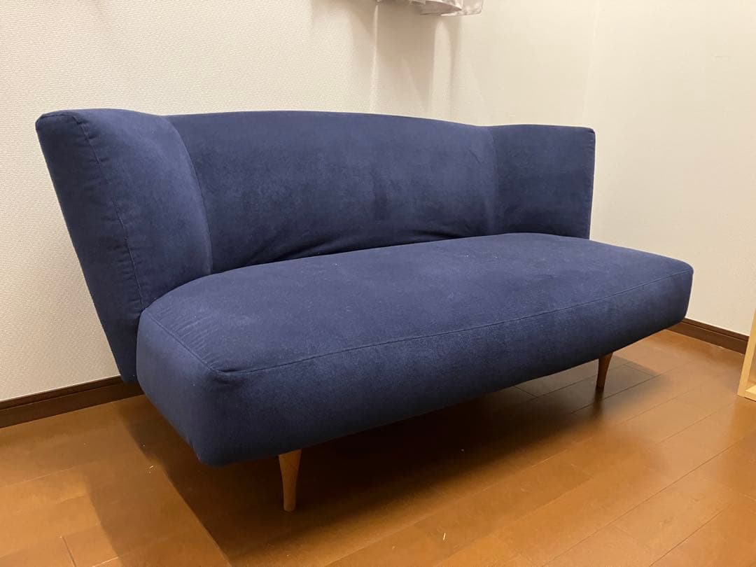 IDEE KAI ネイビー ファブリックソファ