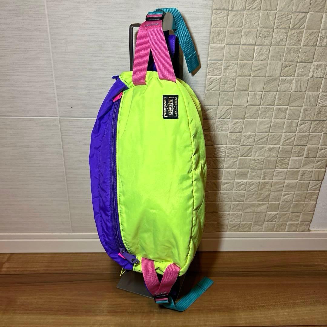 ポーター　PORTER コラボ　ボディバッグ ネオンカラー　PFY15 Dyson x PORTER(ダイソン x ポーター) Dyson OnTrac(TM)PORTER limited