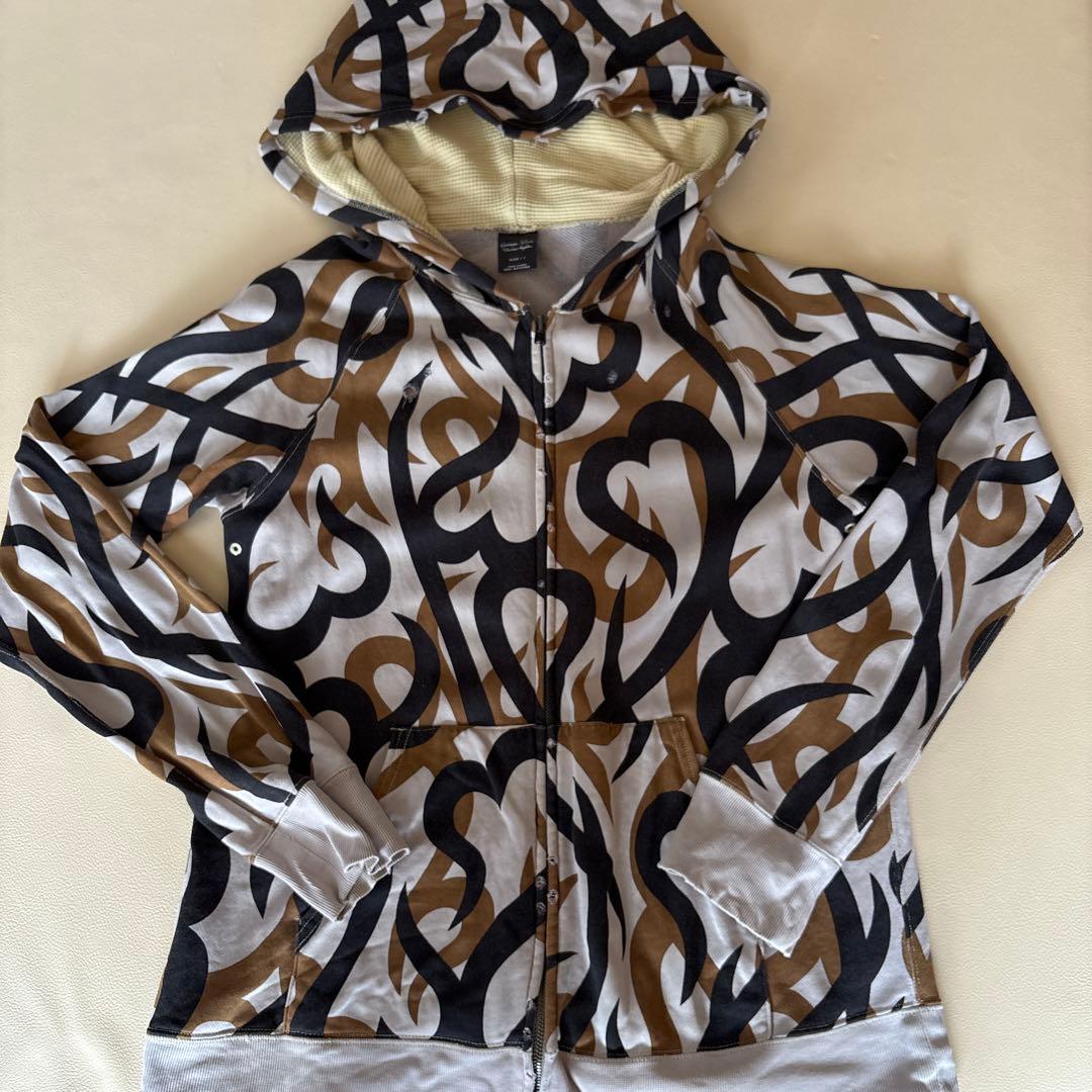 ナンバーナイン　ハートカモパーカー　迷彩