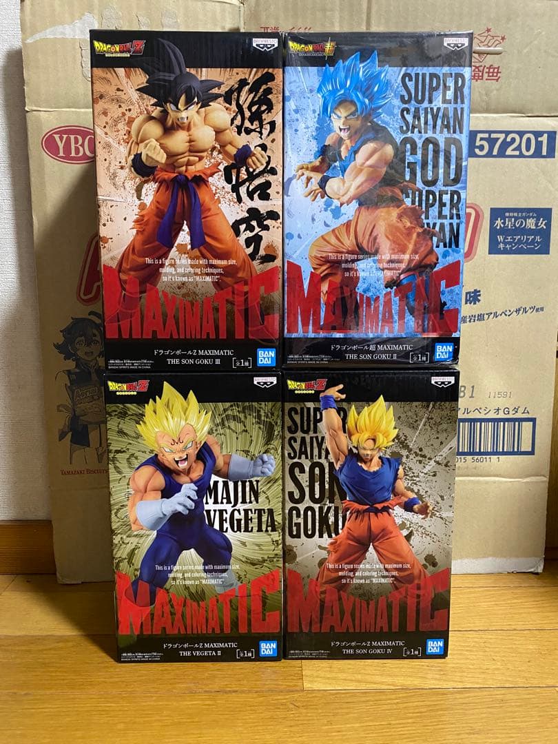 ドラゴンボール　マキシマティック　孫悟空　ベジータ　フィギュア