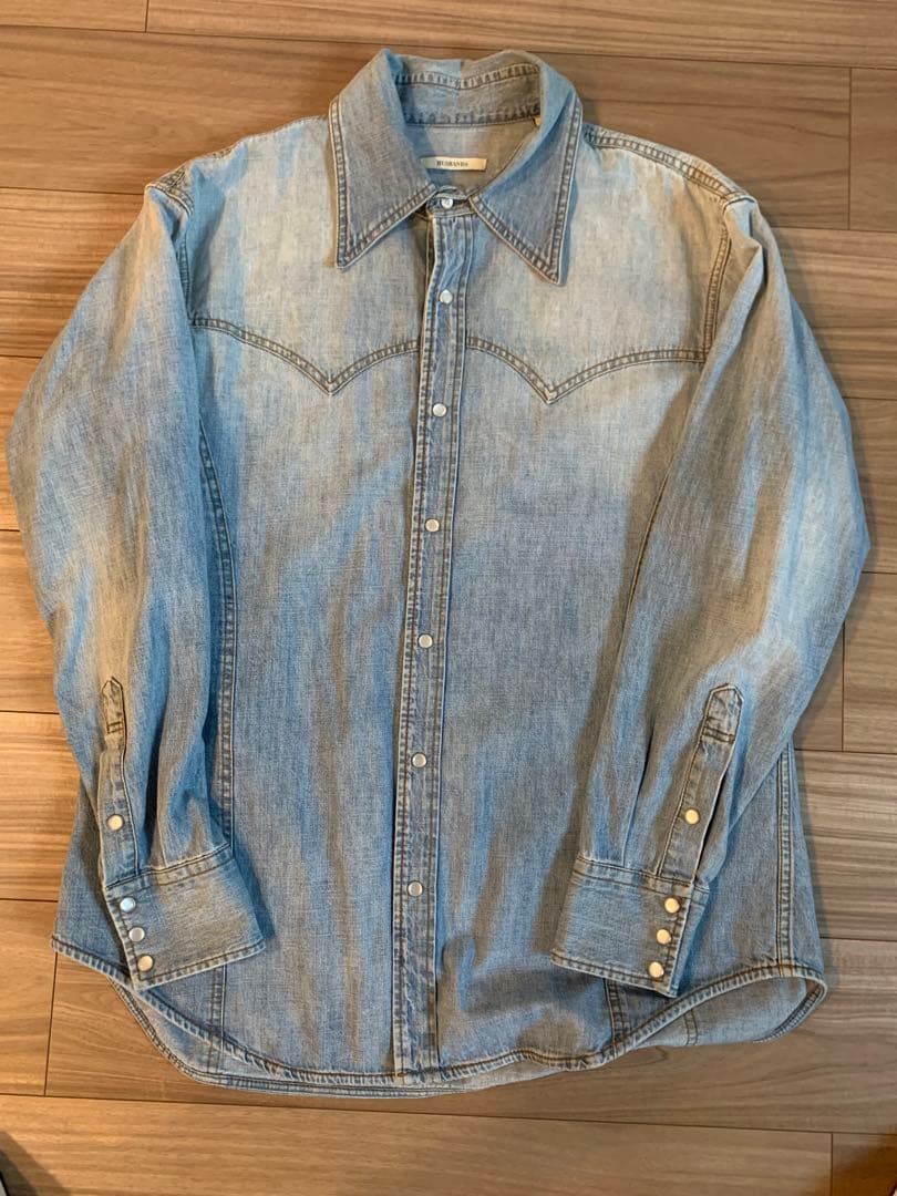 HUSBANDS ハズバンズ別注 western shirt in denim