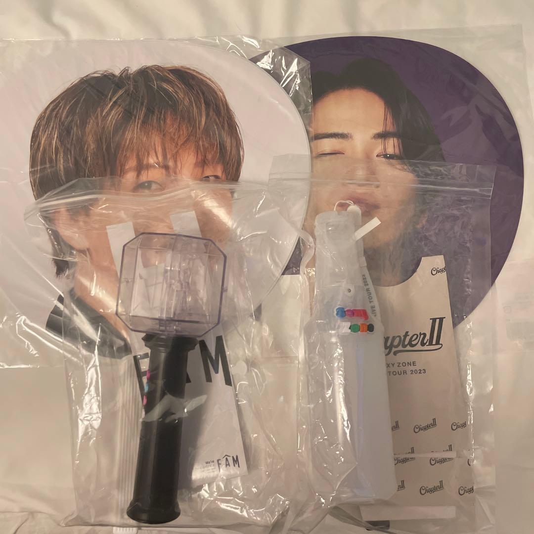 timelesz ペンライト2本　うちわ2本　寺西拓人　菊池風磨