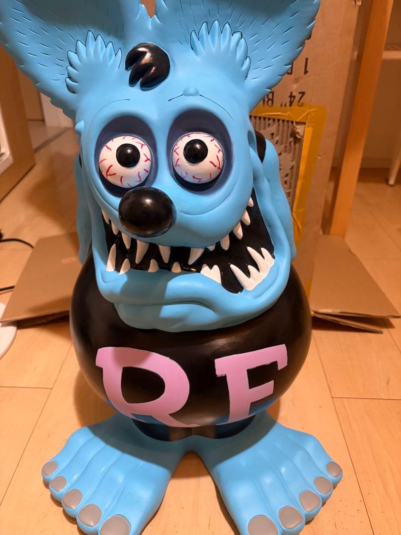 ラットフィンク　ラットフィンクパンクRF ラットフィンク貯金箱フィギュア 楽天市場】ラットフィンク ジャンボコインバンク グリーン ファンコ