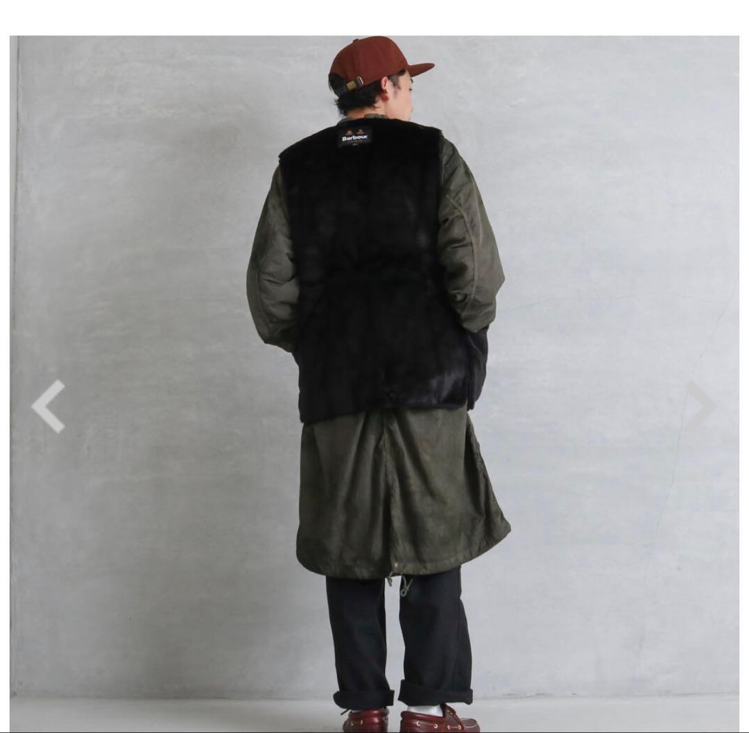 Barbour フロントジップファーライナー　40