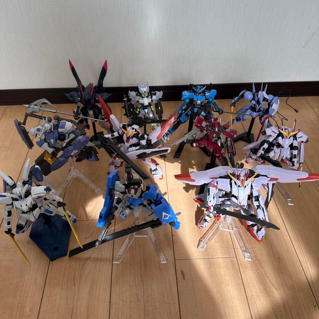 【組立済】HG 鉄血のオルフェンズシリーズ 11体セット まとめ売り 鉄血のオルフェンズ」、鉄華団の散り際も再現可能なガンプラセット！ 2