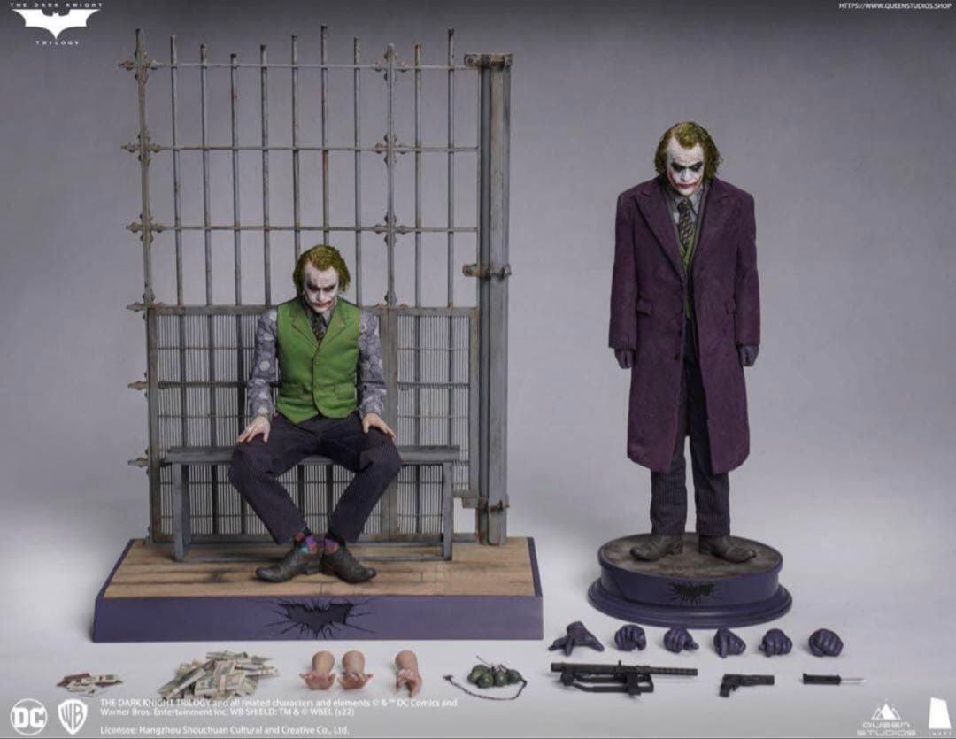 ジョーカー JOKER フィギュア 植毛版 ダークナイト』ジョーカー、植毛仕様で超リアルフィギュア化 ─ ヒース