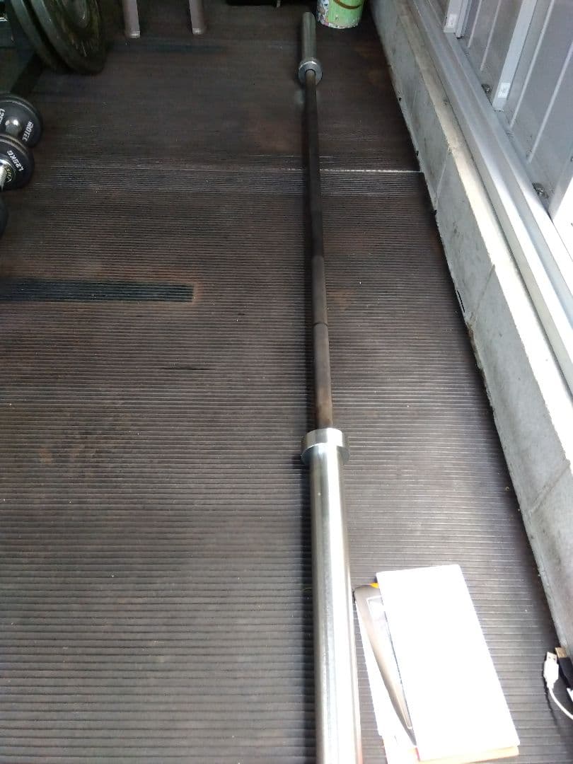 【最終値下げ】GYMWAY製 セラコートパワーバー　ブラック