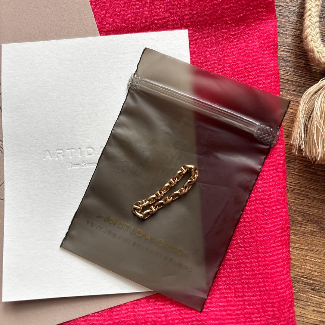 ARTIDA OUD K10ホロウ マリナーリンク チェーン リング - メルカリ