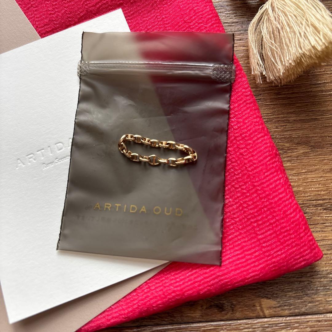 ARTIDA OUD K10ホロウ マリナーリンク チェーン リング - メルカリ
