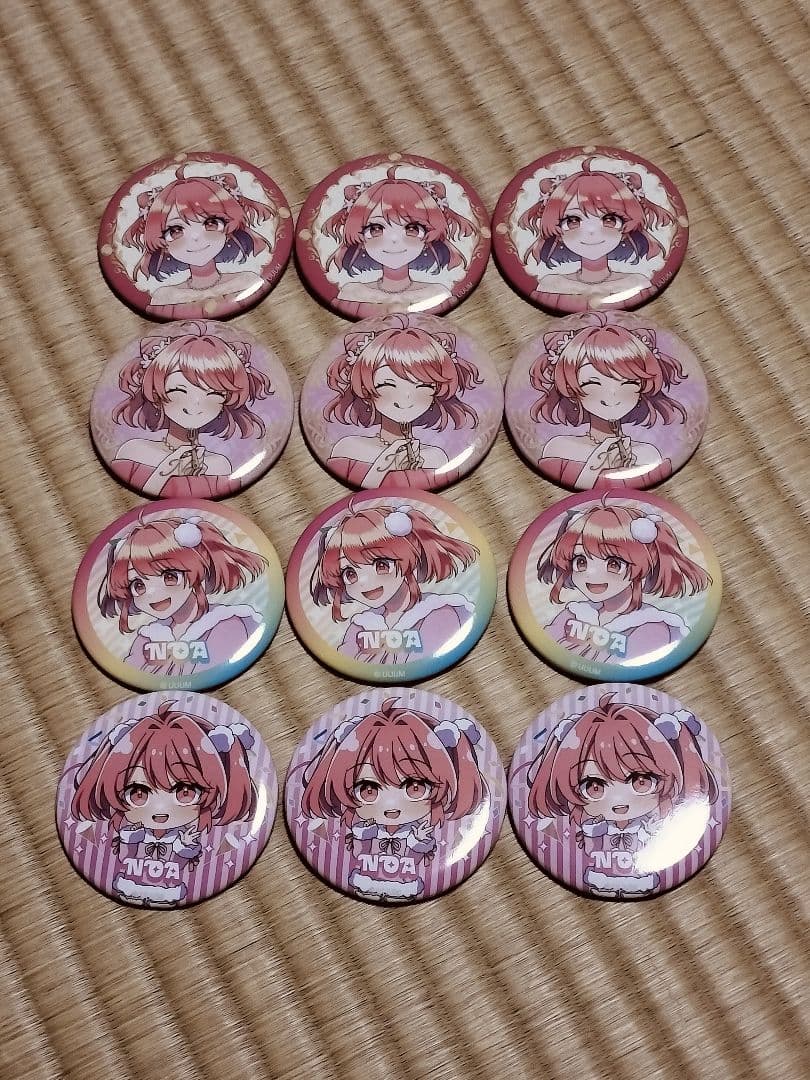 からぴち カラフルピーチ ぷぴぱ 缶バッジ のあ