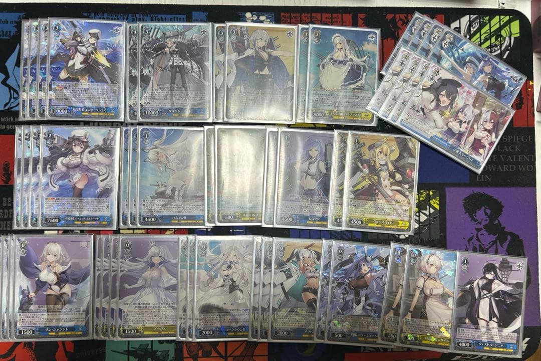 ヴァイスシュヴァルツ　デッキ　アズールレーン8門＋パーツ多数