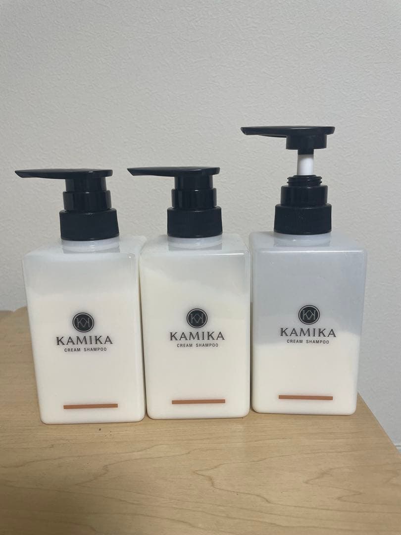 KAMIKA クリームシャンプー 2本＋1本 　《ティーフローラルの香り》