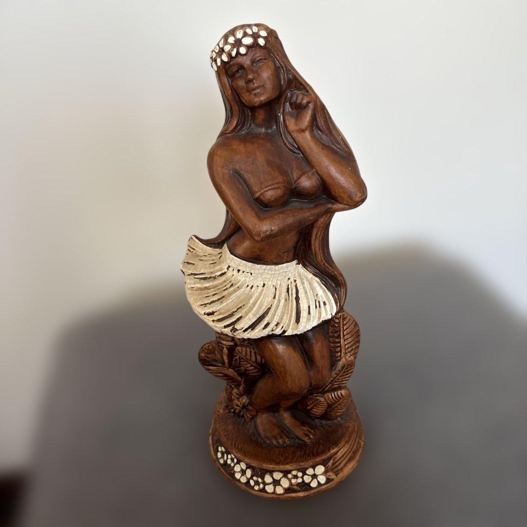 彫刻・オブジェ Treasure Craft Hula Girl Hawaii 04 Treasure Craft Hawaiian Hula Girl Figurine, Vintage Hawaii Ceramic