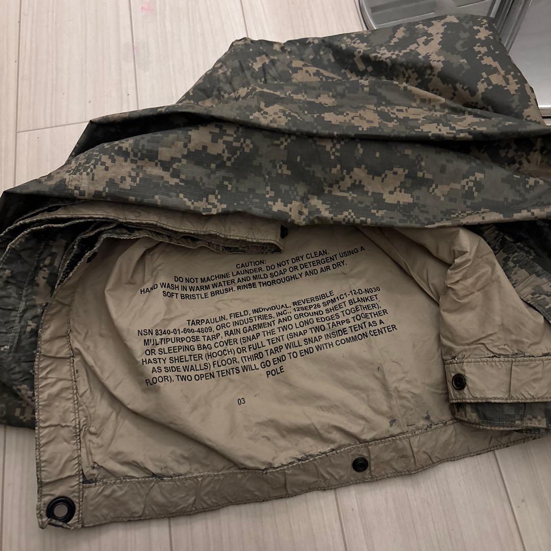 米軍放出品　ACU タープ