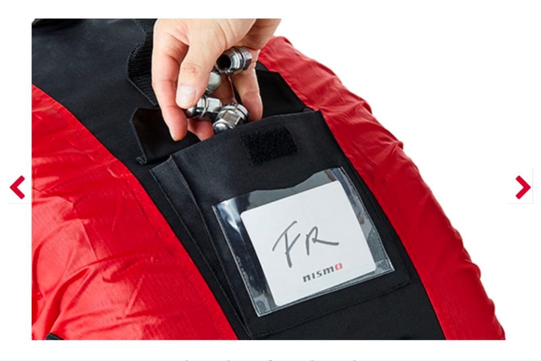 Nismo タイヤバック タイヤカバー レッド 4個セット - メルカリ