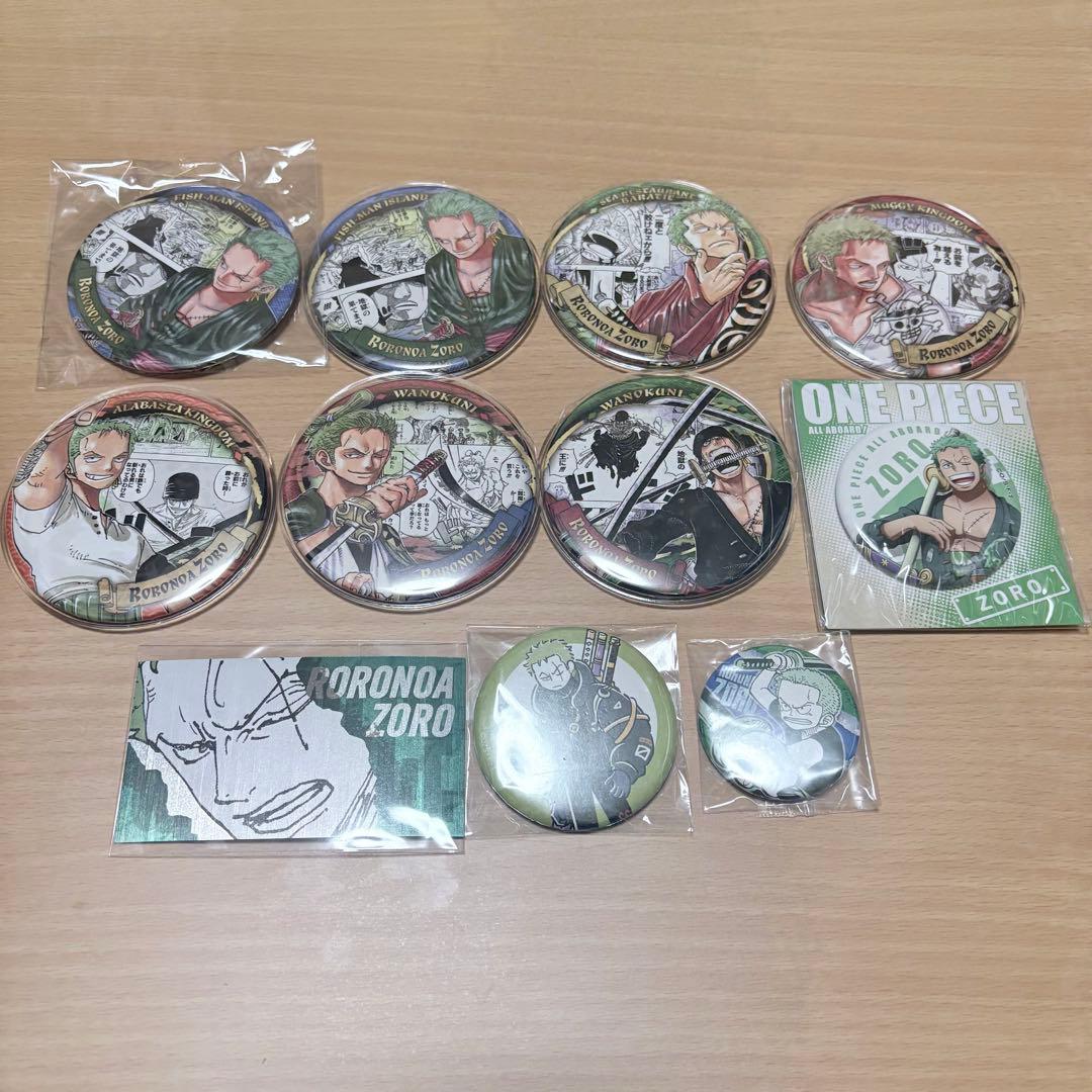 ONEPIECE ロロノア・ゾロ 缶バッジ アクスタ - メルカリ