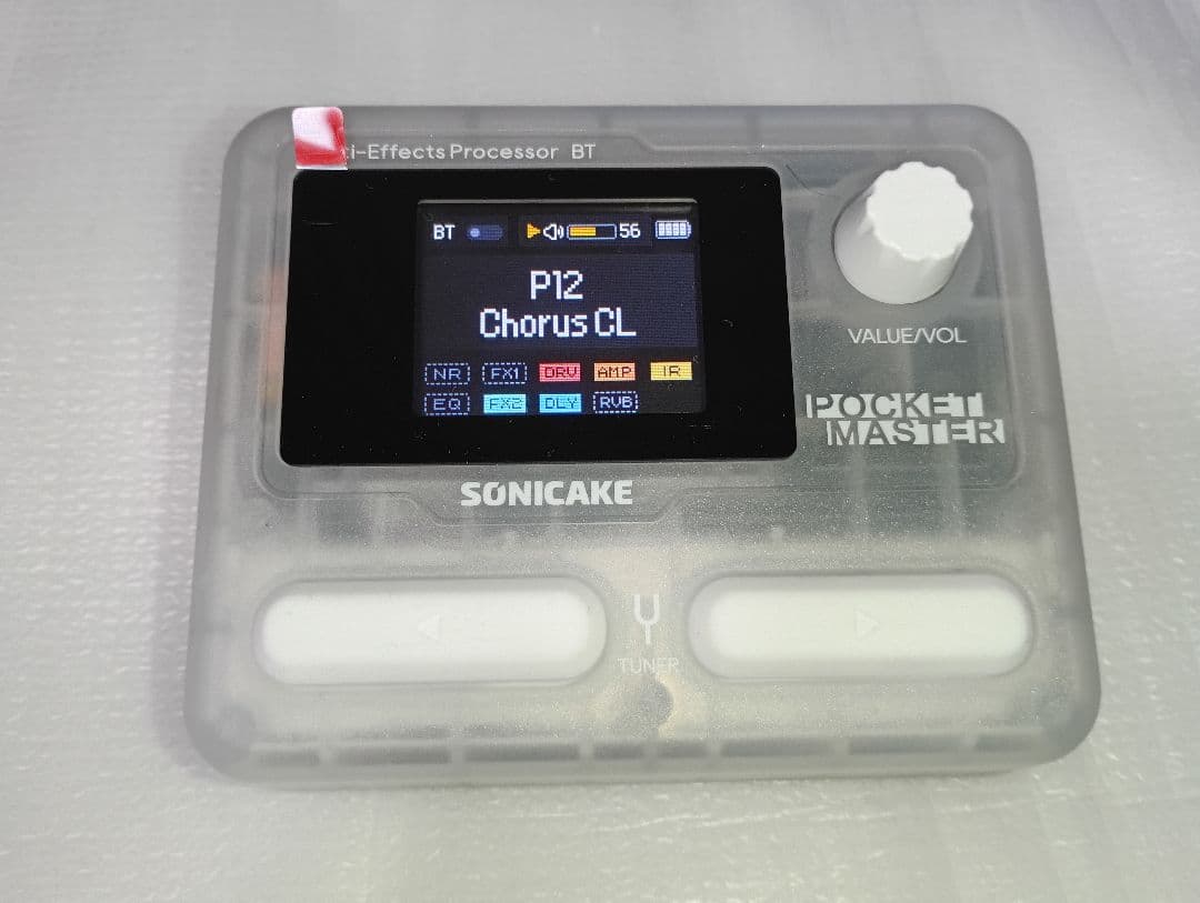 SONICAKE POCKET MASTER BT マルチエフェクトプロセッサー