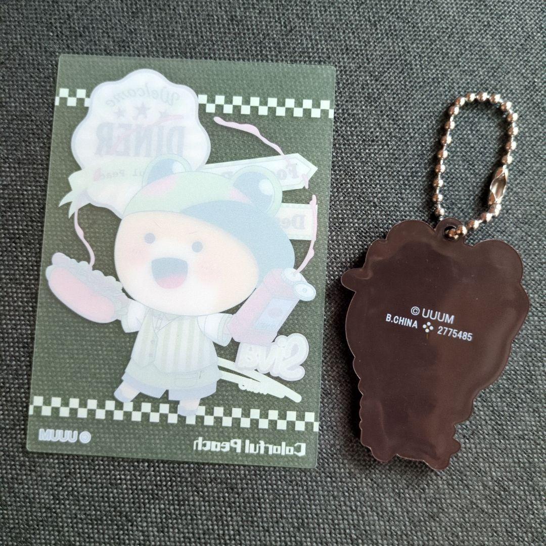 カラフルピーチ シヴァ ラバーストラップ クリアカード - メルカリ