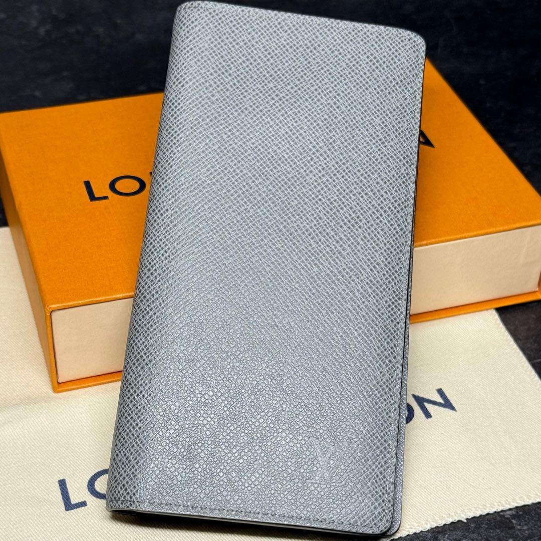 極上品 激レア ルイヴィトン タイガ グラシエ ポルトフォイユブラザ 長財布