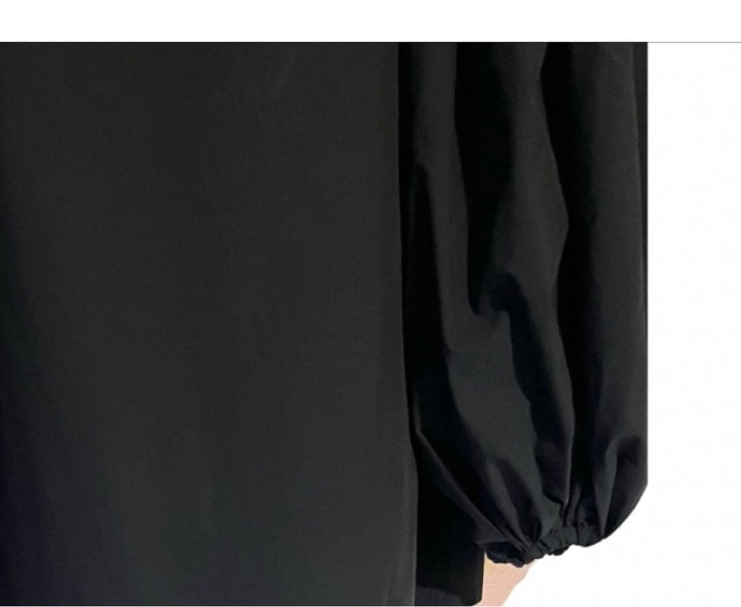 CELERI 2025SS パフスリーブシャツ 黒 ドゥーズィエムクラス - メルカリ