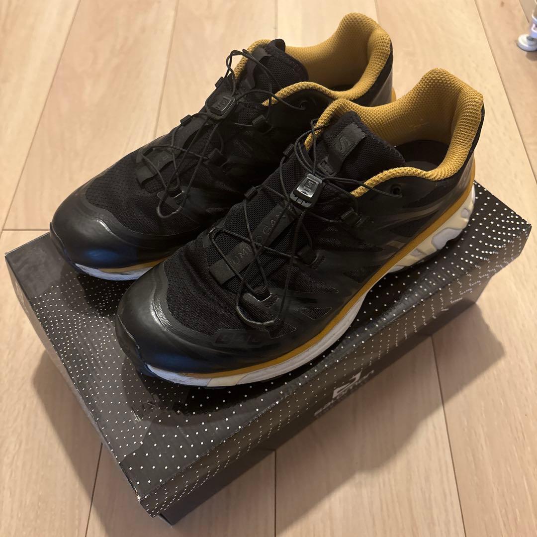 SALOMON XT6 フミトガンリュウ コラボ 27cm 箱付き 黒スニーカー SALOMON（サロモン） SALOMON XT-6 スポーツ スタイル シューズ