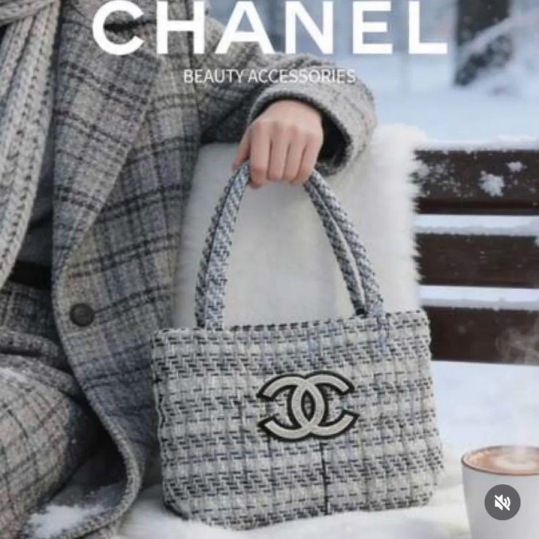 ゆ*ん様 【新品未使用】 CHANEL ツイード スパンコール ハンド トートバ CHANEL ツイードトートバッグ スパンコール - メルカリ