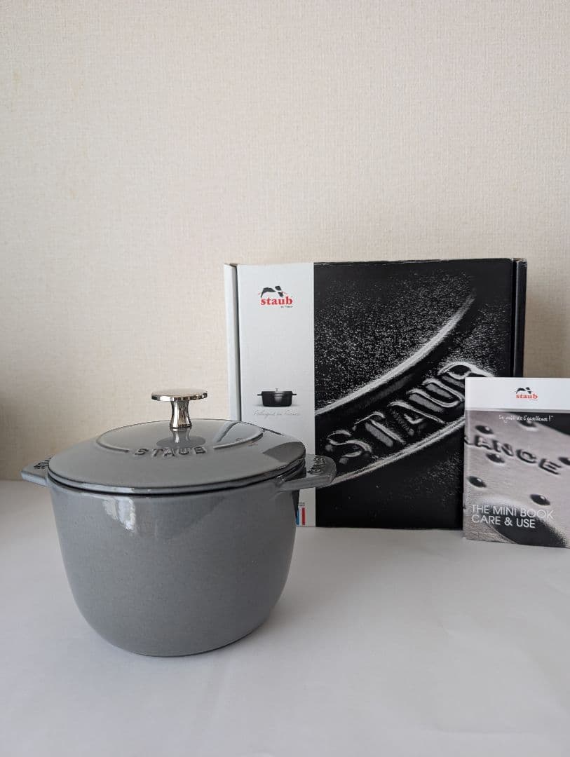 Staub ストウブ ラ ココット de GOHAN Mサイズ 16cm グレー