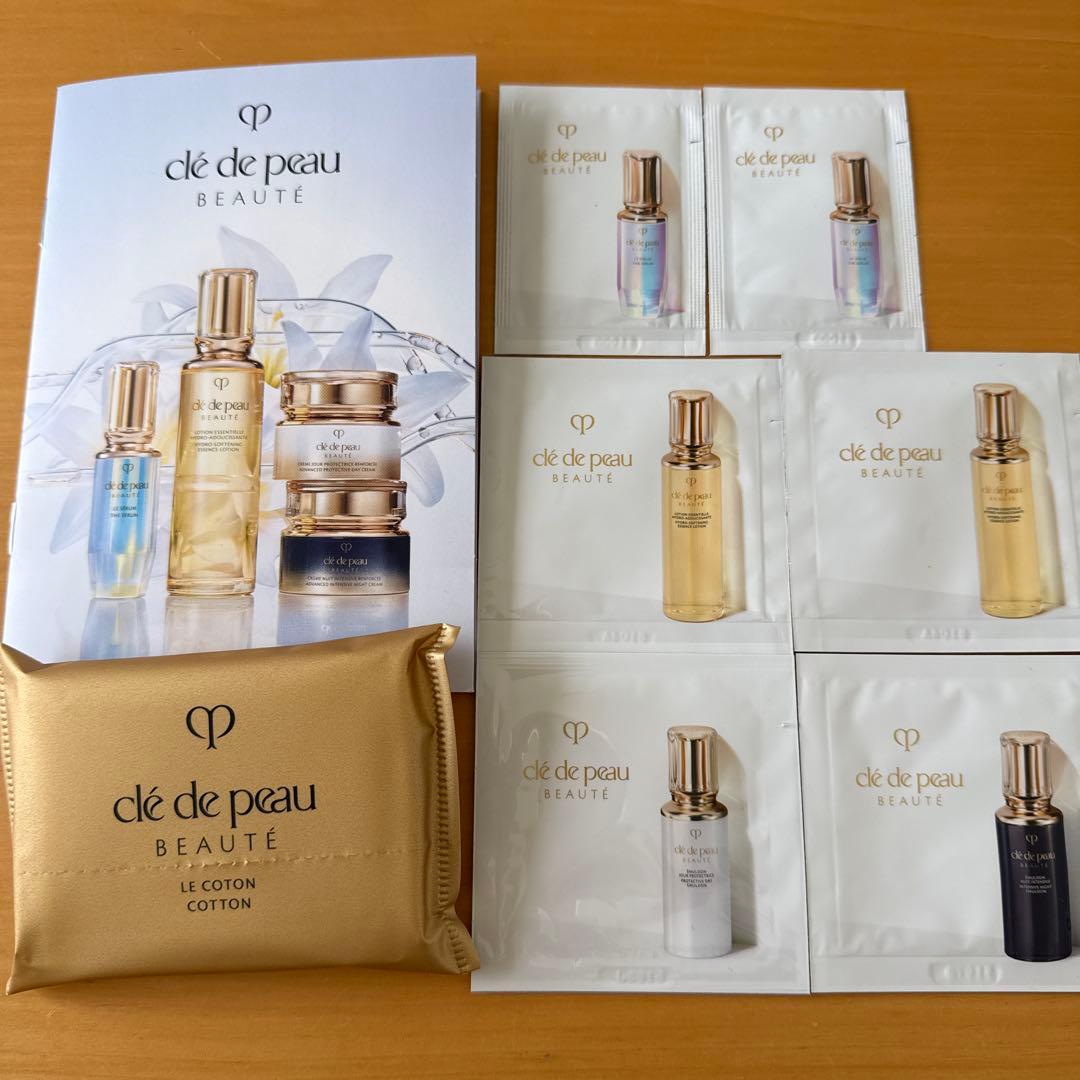 clé de peau BEAUTÉ 化粧水 美容液 乳液 計6包＋コットン - メルカリ