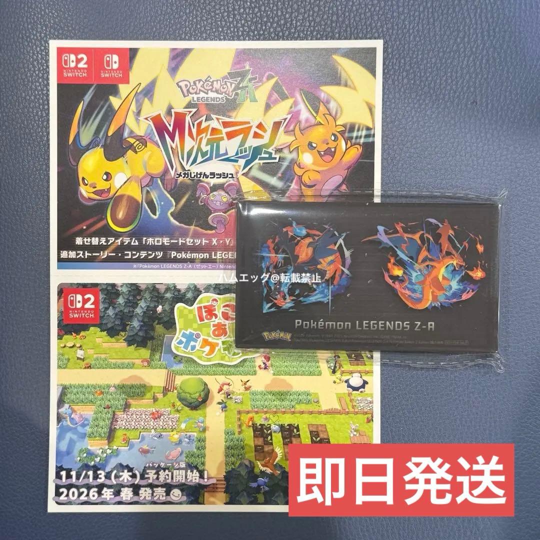 ポケモンレジェンズZA 特典 二層アクリルブロック ポストカード セット