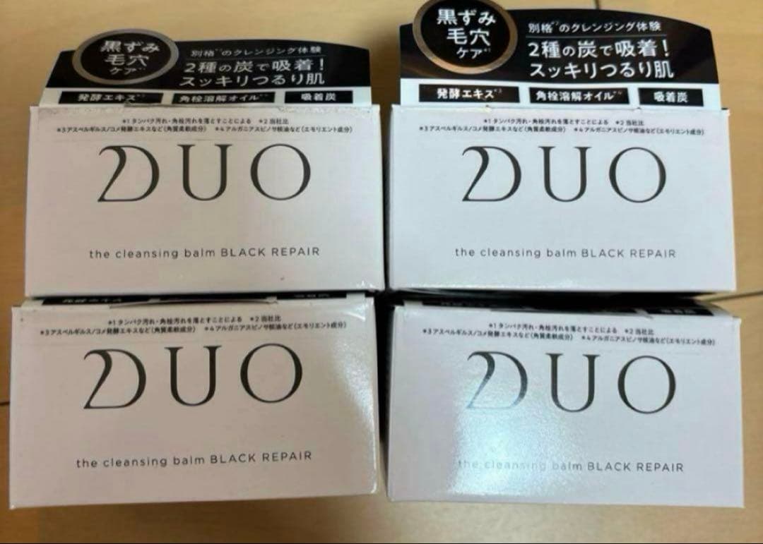 DUO デュオ ザ クレンジングバーム ブラックリペア 90g×4個セット