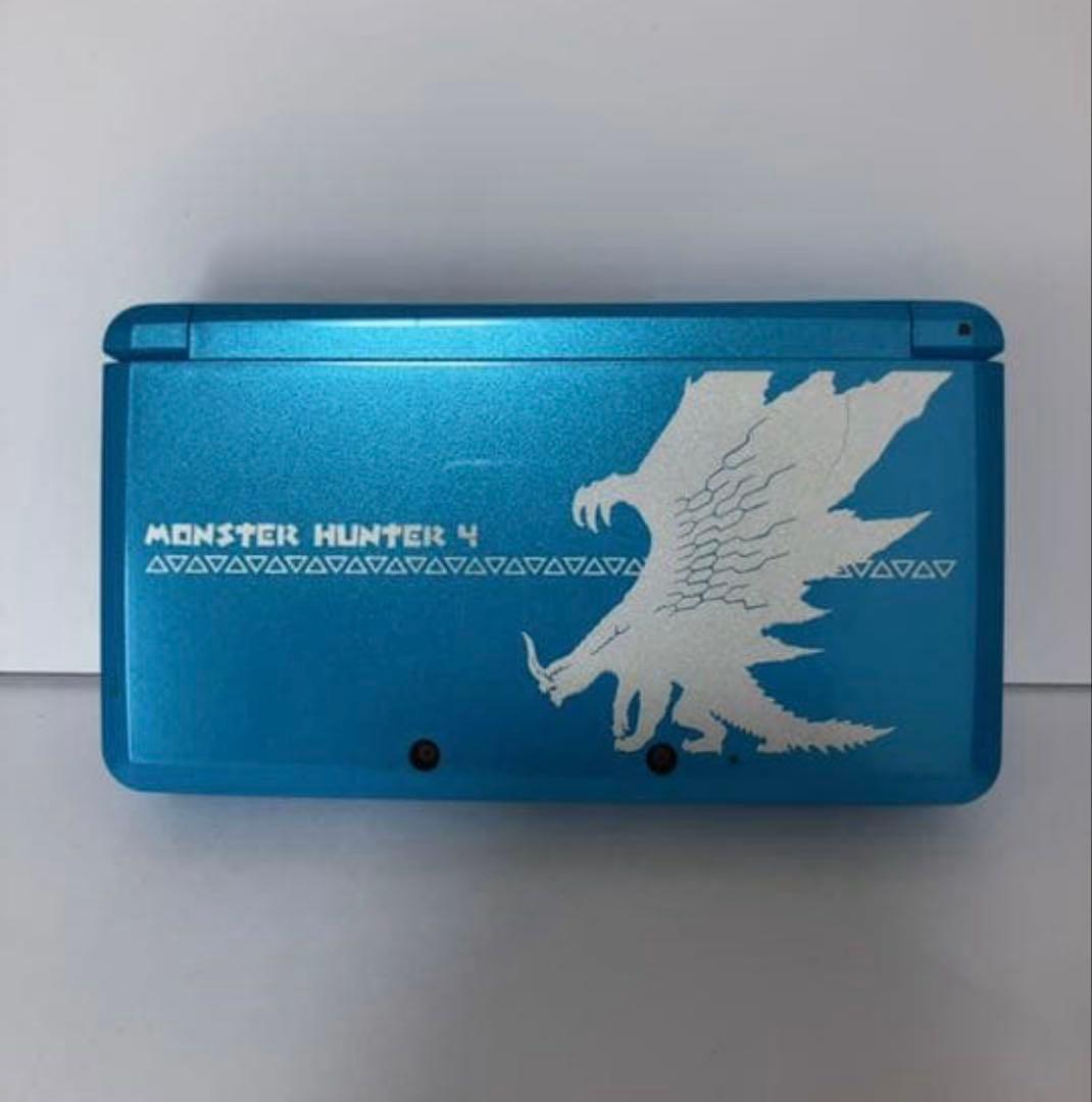 支*)様 ニンテンドー 3DS モンスターハンター4 本体 モンスターハンター4」とオリジナルデザインのニンテンドー3DS LL本体
